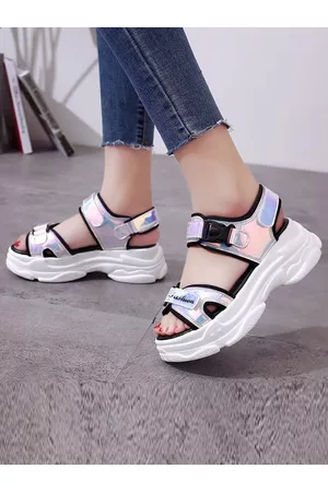 Shoetopia Platform Heels With Buckle