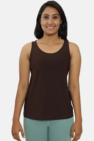 BlissClub Shoulder Straps Breathable Lightweight Tank Top