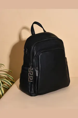 Campus Sutra Women Black 14 Inch Laptop Backpack