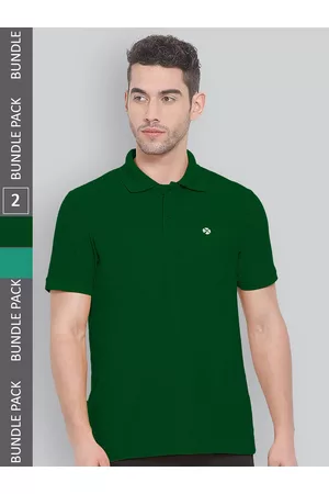 LUX NITRO Pack Of 2 Polo Collar Anti Odour Sports T-shirt