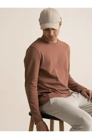 DaMENSCH Men Cotton Popcorn Texture Regular Fit T-Shirt