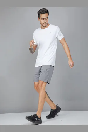 TECHNOSPORT Men Mid Rise Slim Fit Antimicrobial Sports Shorts