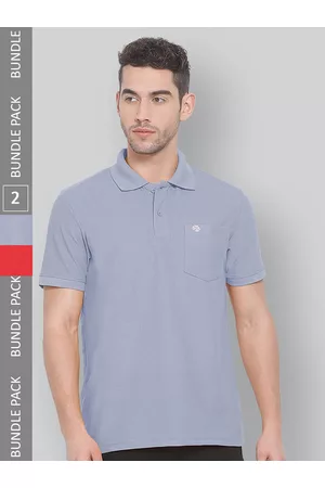 LUX NITRO Pack Of 2 Polo Collar Anti Odour Sports T-shirt