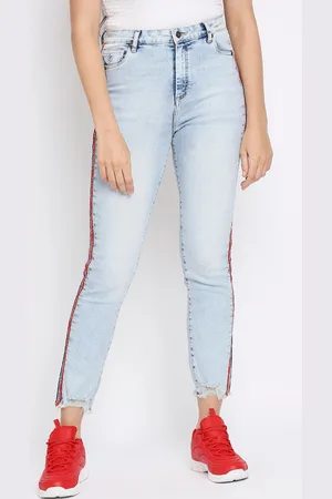 Being Human Women Low Distress Cotton Jeans