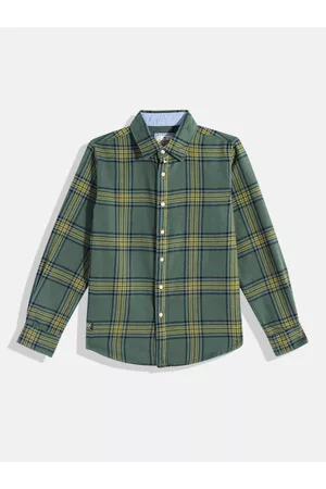 Pepe Jeans Boys Tartan Checked Twill Weave Pure Cotton Casual Shirt