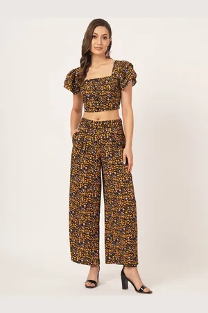 BEATNIK Casual Printed Top With Trouser Co-Ords