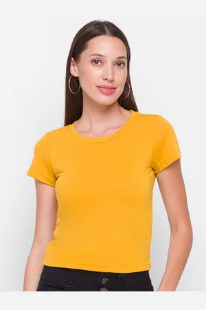 Globus Women Mustard T-shirt