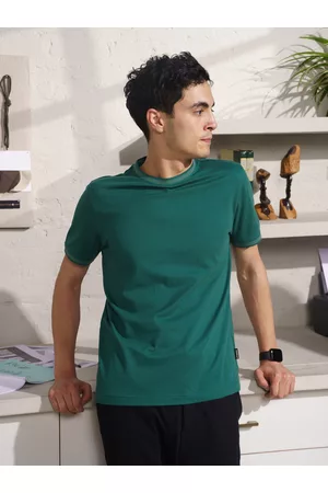 DaMENSCH Pique Tonal Ribbed T-Shirt