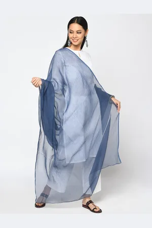 Fabindia Solid Cotton Silk Dupatta