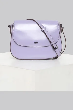 DKNY Leather Half Moon Hobo Bag