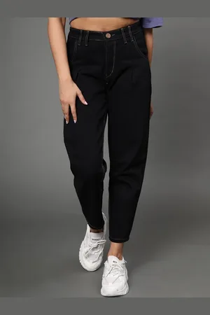 AngelFab Women Jean Straight Fit High-Rise Jeans