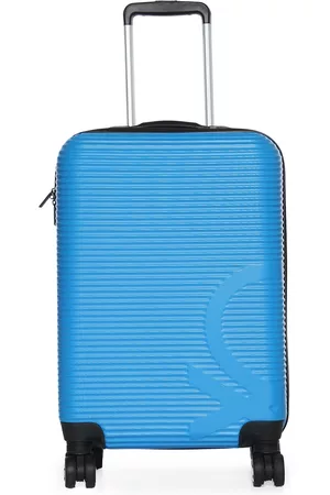 Benetton Unisex Blue Cabin Trolley Suitcase
