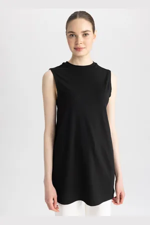 DeFacto Round Neck Sleeveless Tunic
