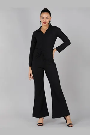 Golden Kite Women Ruched Top With Bell Bottom Trousers