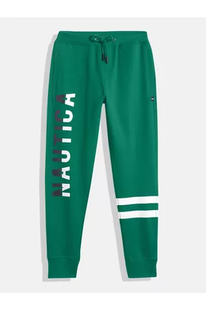 Nautica Boys Regular Fit Printed Pure Cotton Joggers