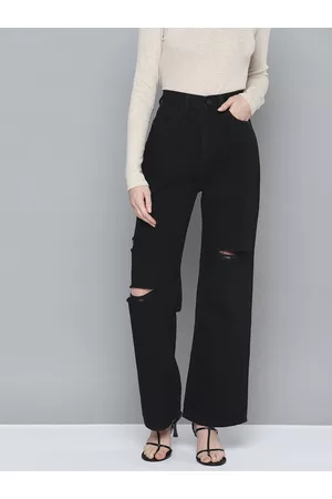 Chemistry Women Relaxed Fit High-Rise Cotton Jeans