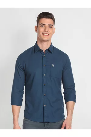 Ralph Lauren Spread Collar Long Sleeves Casual Shirt