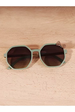 DukieKooky Unisex Kids Square Sunglasses with UV Protected Lens DKSG399I