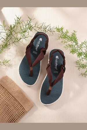 FRESH 1947 FEET Women Open Toe T-Strap Flats