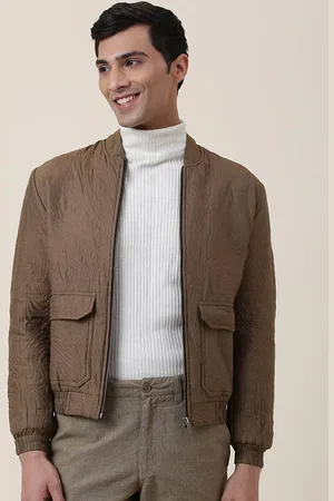 Fabindia Men Cotton Crop Tailored Jacket