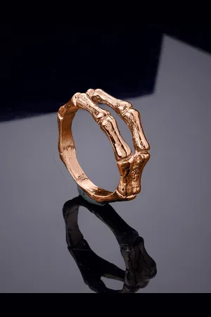 ESTELE Rose Gold-Plated Finger Ring