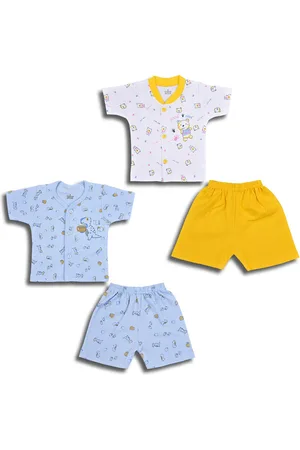 Wish Karo Boys Pack Of 2 Printed Cotton Shirt With Shorts