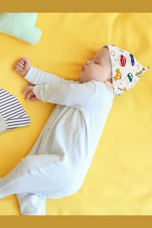 Baby Moo Unisex Kids Multicoloured Printed Beanie