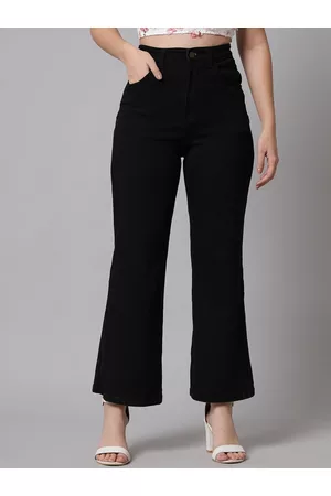 BAESD Women Wide Leg High-Rise Stretchable Jeans