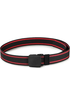 Mast & Harbour Men Woven Design Slim Casual Belt