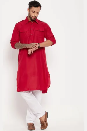 Vastramay Shirt Collar Regular Kurta With Pyjamas Set