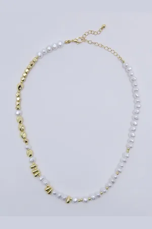 20Dresses Gold-Plated Pearls Necklace