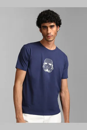 Kazo Men Star Wars Printed Cotton T-shirt
