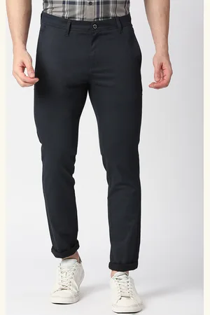 DRAGON HILL Men Mid-Rise Slim Fit Cotton Chinos