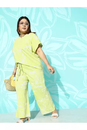 Berrylush Cotton Dyed Top with Trousers