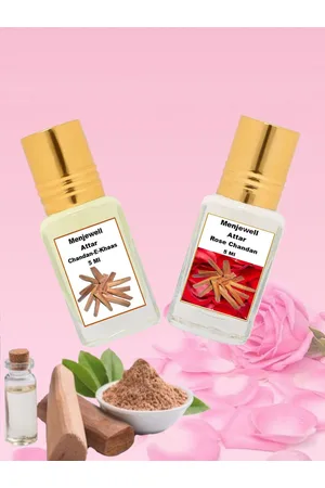 Menjewell Pack Of 2 Chandan-E-Khaas & Rose Chandan Attar
