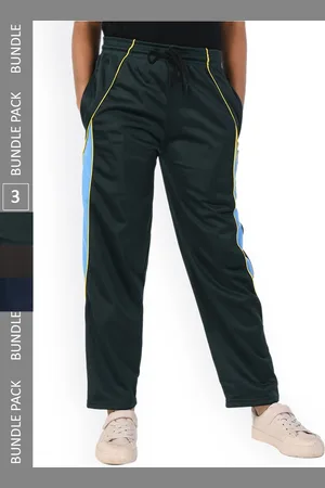 IndiWeaves Girl Pack Of 3 Relaxed Fit Track Pants