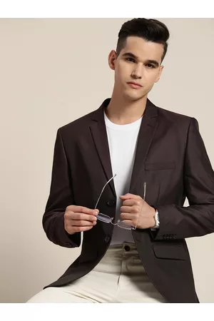 Invictus Men Slim Fit Single-Breasted Blazer