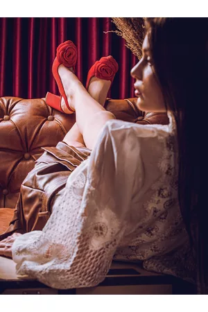 SAINT G. Leather Block Pumps