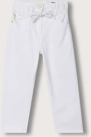Blue Giraffe Girls Mid-Rise Stretchable Jeans