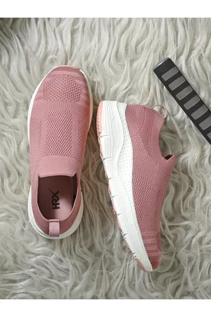HRX Women Pink Memory Foam Non-Marking Walking Shoes