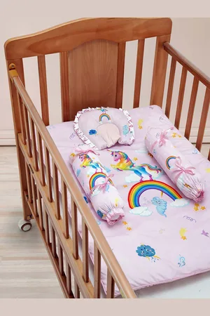 Baby Moo Infant Kids Mattress Set With Neck Pillow & Bolsters