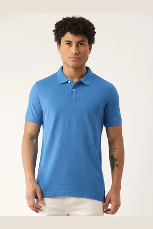 Parx Men Solid Polo Collar T-shirt