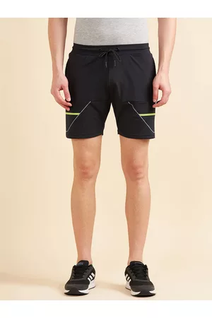 Sweet Dreams Men Black Mid-Rise Sports Shorts