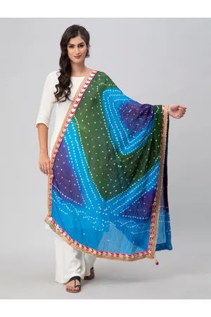 Aditi Wasan Dyed Bandhani Dupatta