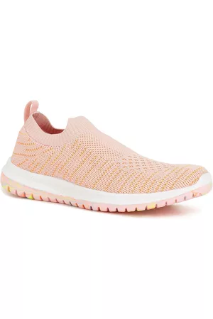Bata Kids Woven Design Slip-On Sneakers