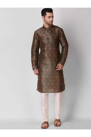 Koshin Ethnic Motifs Printed Regular Kurta With Pyjamas