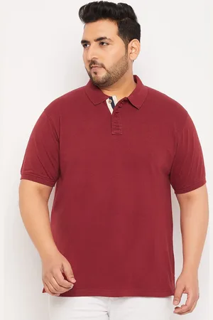 Club York Plus Size Polo Collar Cotton T-Shirt