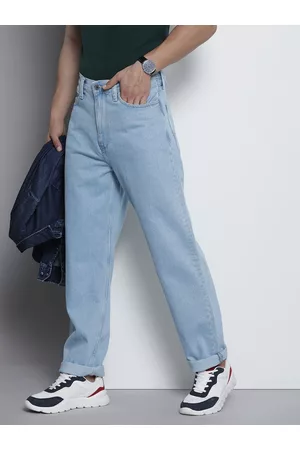 Tommy Hilfiger Men Pure Cotton Relaxed Fit Light Fade Stretchable Jeans