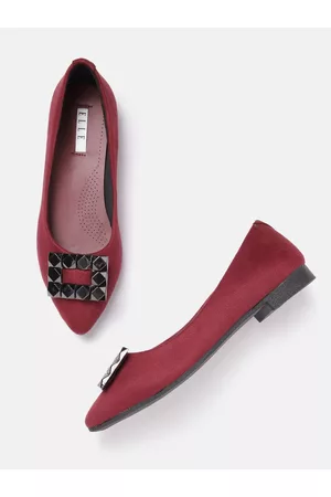 Elle Women Metallic Detail Ballerinas