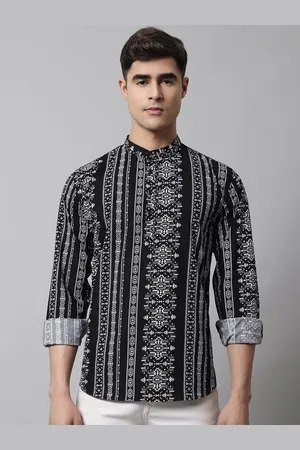 Majestic Geometric Printed Pure Cotton Kurta